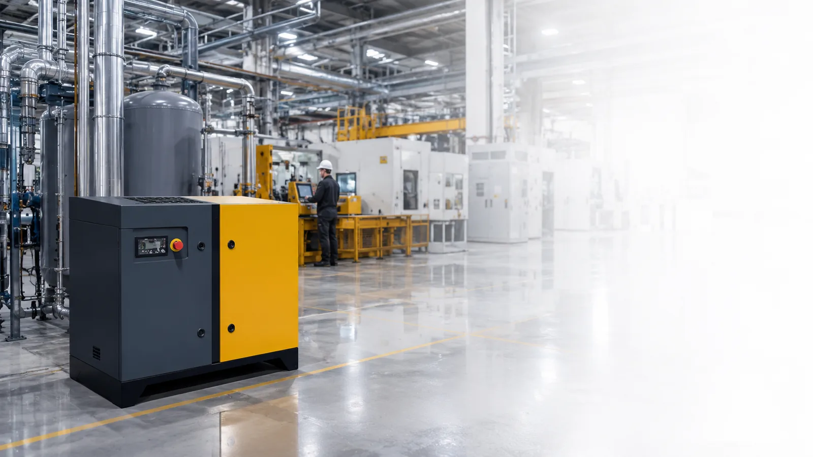 Industrial compressed air support